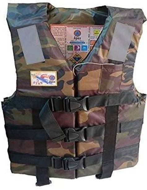 APEX 5 Star Military Life Jacket for Adult Swim Floatation Belt