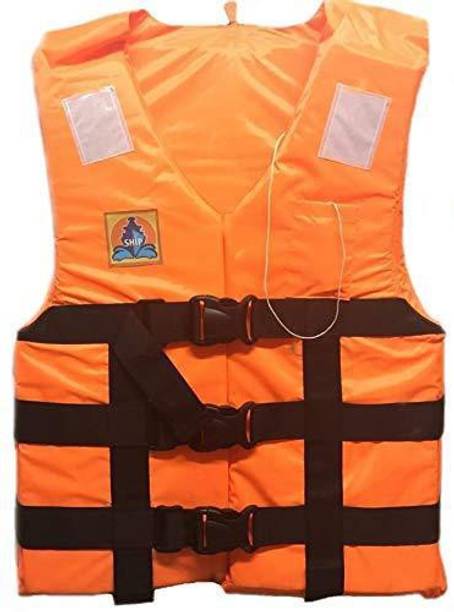 APEX Ship Orange Life Jacket for Adult PFD Type III Swim Floatation Belt