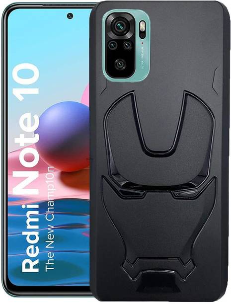ZATX Back Cover for ZATX Marvel Avengers Iron Man 360 Degree Full Protection Silicon Back Cover for Redmi note 10