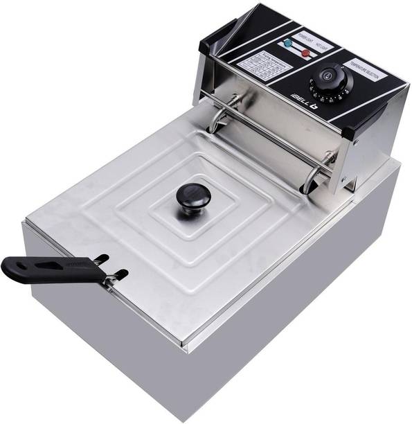 iBELL DF610PPLUS 6 Litre Stainless Steel 2500W Electric Deep Fryer, Silver 6 L Electric Deep Fryer