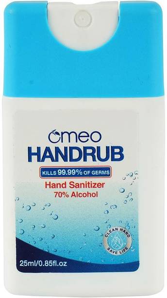 Omeo Hand Rub Pocket Sachet Spray 25ml Hand Rub Sachet