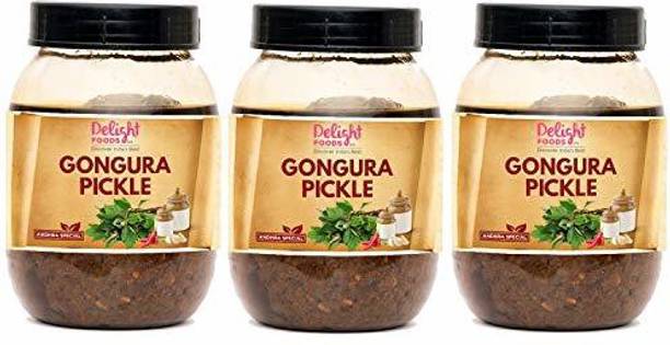 डिलाइट फूड्स आंध्र गोंगुरा अचार, अचार, उपपिनकाई गोंगुरा अचार