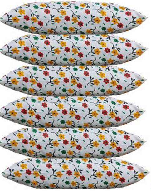 DONDA Flower Print Microfibre Floral Sleeping Pillow Pack of 6