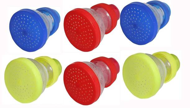 SIA VENDORS Water Softner Filter Tap Shower Sprinkler head Direct Ration Kitchen and Bathroom Tap Sprinkler Plastic Shower Head Pack of 6 Faucet Shower Rise