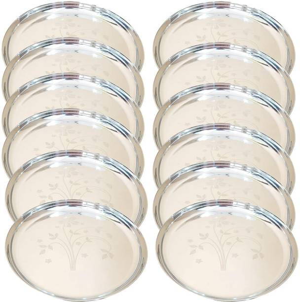 ओमकार एंटरप्राइज़ेज़ Serving PLAte_Set of 12 डिनर प्लेट