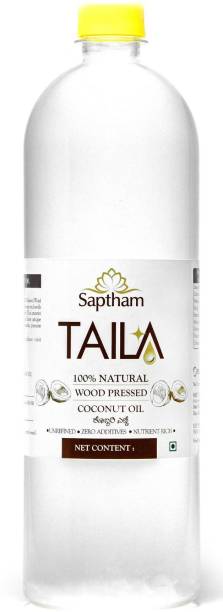 Saptham Taila 100% Wood Pressed / Cold Pressed Coconut Oil PET Bottle