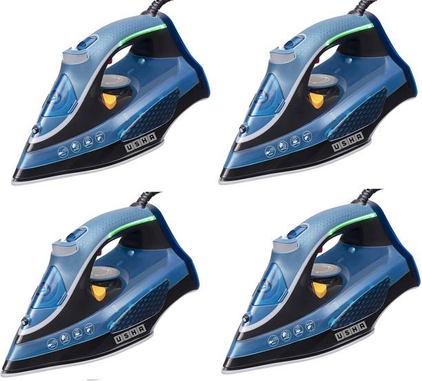 USHA Aqua Glow pack of 4 2000 W Steam Iron