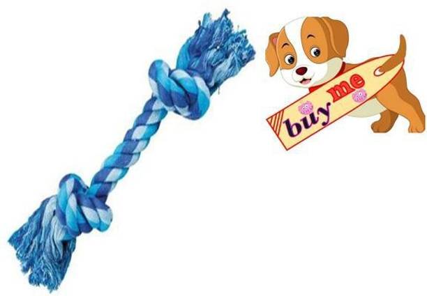 BuyMe 2 Knots Durable Dog Chew Rope Toy for Puppy & Sma...