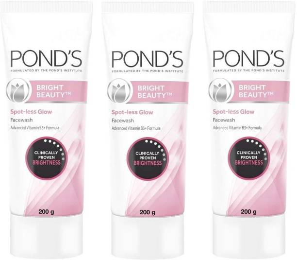 POND's Bright Beauty  Each 200ml Pack Of 3 Face Wash