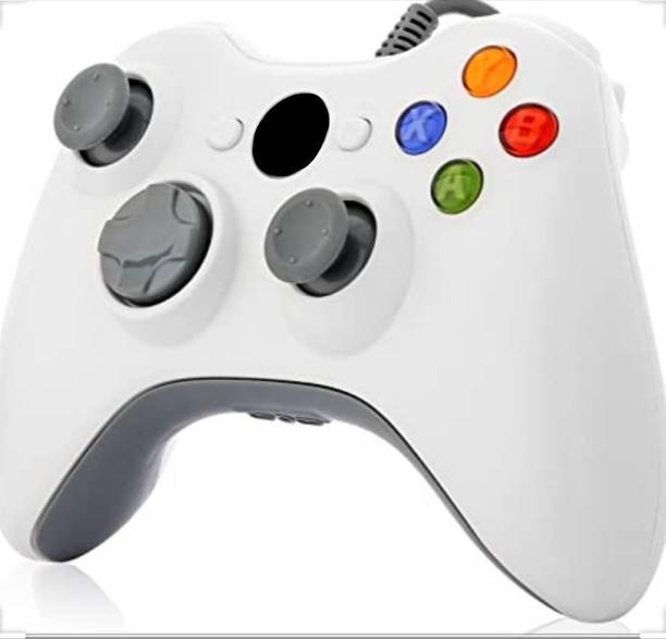 Clubics Xbox Gaming Controller - Wired Xbox 360 Controller (White)  Gamepad