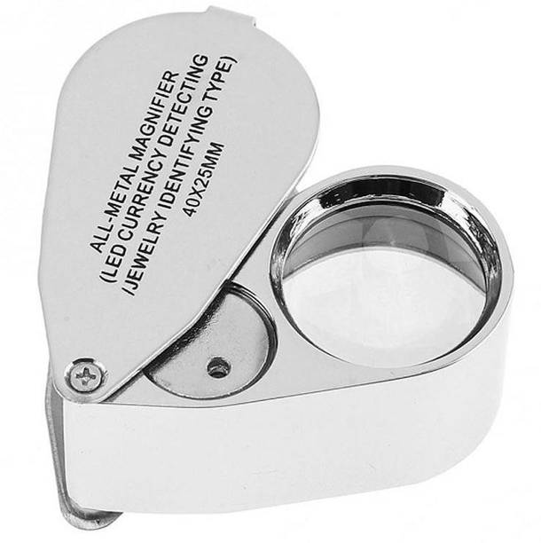 uptodateprouducts Magnifying Glass Acrylic Optical Lens Number of Lenses Jewellery Magnifier