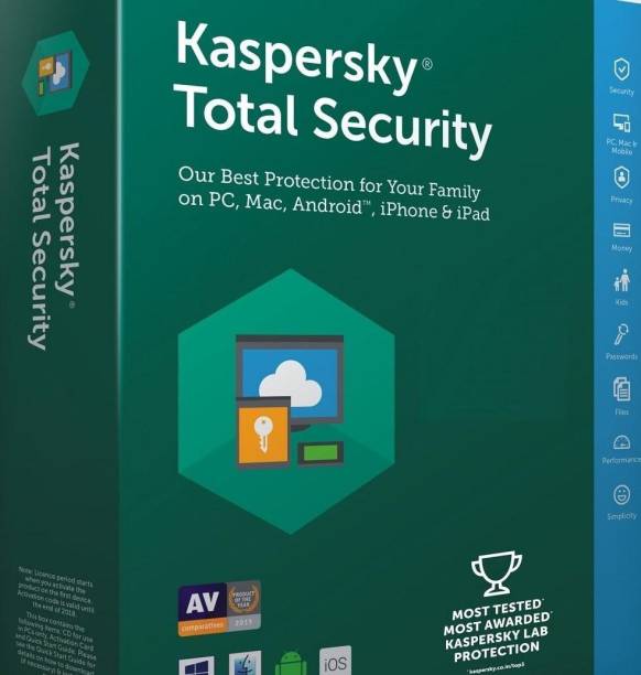Kaspersky Total Security 5 User 1 Year (Renewal)