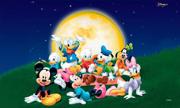 ANSHUL INTERNET 45.72 cm MICKEY MOUSE 27 Self Adhesive Sticker