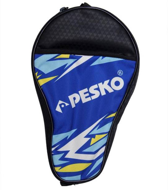 Pesko Table Tennis Bat Cover Padded Printed (Pack Of 1) Bat Cover L