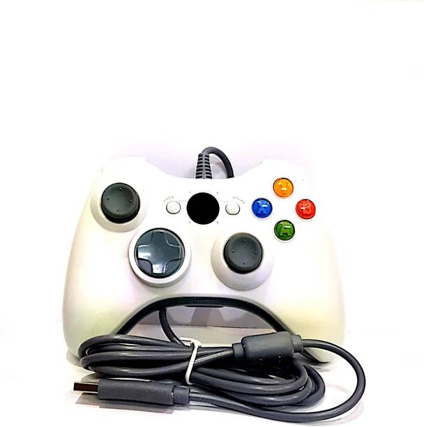 Clubics Wired Xbox Gamepad - Xbox 360 Wired Gaming Controller (White)  Gamepad