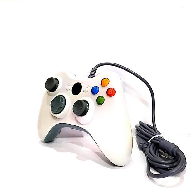 Clubics Xbox Wired Gamepad - Wired Gaming Controller for XBox 360 / PC (Wired, White)  Gamepad