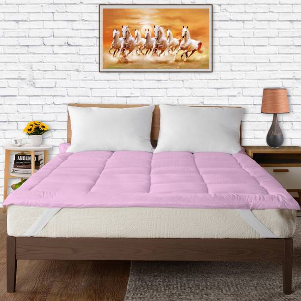 CRAZY WORLD Mattress Topper Double, King Size Breathable, Stretchable, Waterproof Mattress Cover