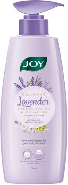 Joy Calming Lavender Body Serum Lotion | Stress Relief & Relaxing With Lavender and Jojoba Oil | Skin Glowing, Moisturising and Quick Absorbing Serum Lotion, For All Skin Types