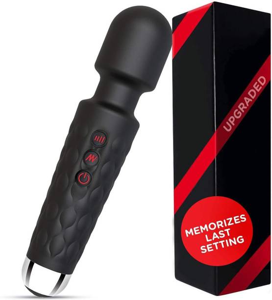 TORIVO Strongest Personal Body Mini Massager | Memories Last Used Setting | 100% Waterproof | - 1 Year Replacement Guarantee (Black) Strongest Personal Body Mini Massager | Memories Last Used Setting | 100% Waterproof | - 1 Year Replacement Guarantee (Black) Massager