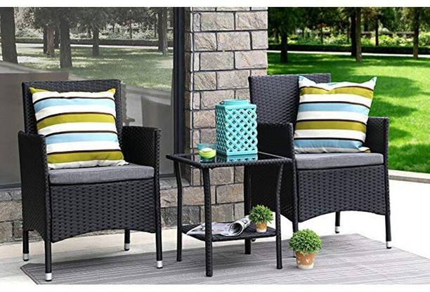 AMOUR Cane Table & Chair Set