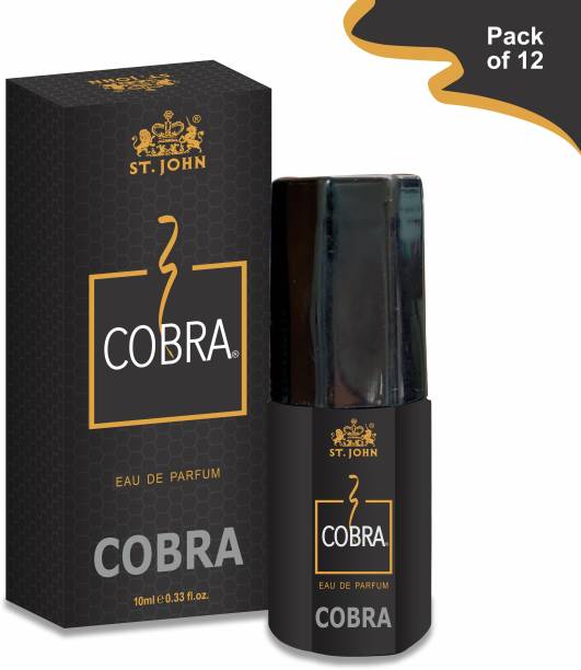 ST-JOHN Cobra perfume 10ml (Pack of 12) Eau de Parfum  -  120 ml