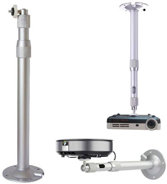 Frackson 360 Degree 15 to 24 Inch Long 1 Pcs 5 mm 1/4" Security Camera Bracket, Universal Ceiling Mount for Projector, DSLR Camera CCTV DVR Camera, Projector Wall Mount with The Capacity Up to 7 KG Projector Stand