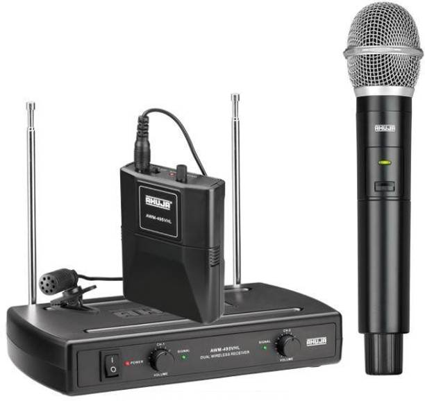 Ahuja AWM 495VHL Wireless Collar + Hand Mic Microphone