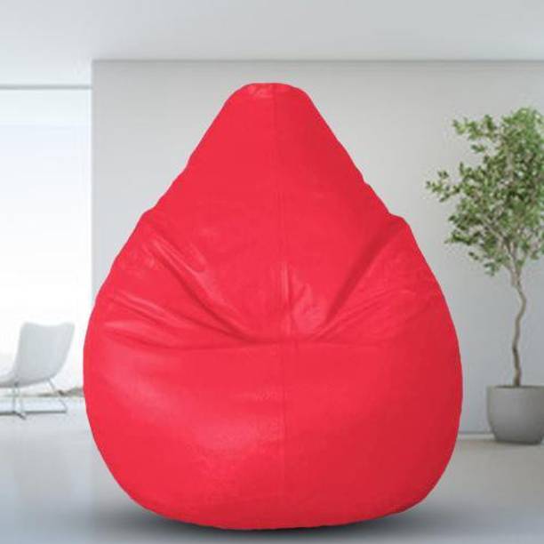 Gunj Large Tear Drop Bean Bag Cover  (Without Beans)