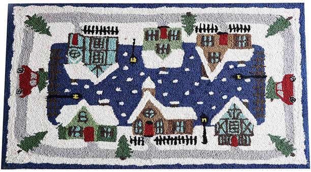 The Home Talk 3 ft  X 4 ft Polyester Area Rug