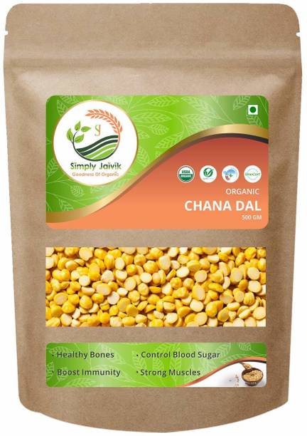 Simply Jaivik Organic Yellow Chana Dal