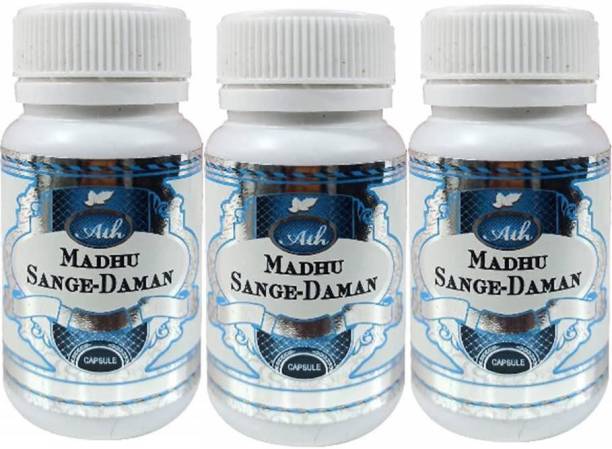Ath Ayurdhamah Madhu Sange Daman Capsules for Diabetes - 1 Month Pack