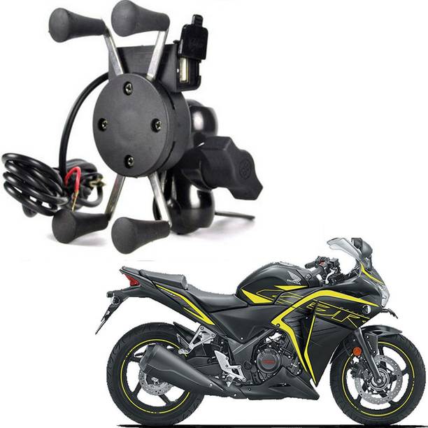 Huims X-Grip Mobile Phone Holder with USB Charger For 250R Bike Mobile Holder