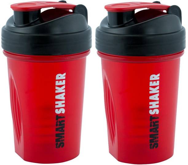 Trueware Smart Mini Shaker With SS Blender Set of 2|500 ml Each 500 ml Bottle