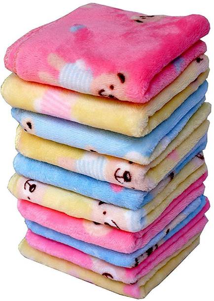 SG Shopper Teddy Design Napkins Towel Hanky Table Napkins Handkerchief Table Napkins Kitchen Cloth Kitchen Napkin/Cleaning Cloth/Table Wipe Super Highly Absorbent Cleaning Cloth Multipurpose Kitchen Towels , 18X18 CM Napkin , 100% Cotton, Multipurpose Kitchen Napkin, Cleaning Cloth, Duster and Chapatis Napkins Dish Towels, Tea Towels, Table Cloth Multicolor Cloth Napkins