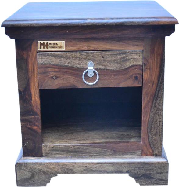 Meera Handicraft Sheesham Wood Solid Wood Side Table/coffee stool/ outdoor stool/ pot stool/home decor/stool for living room furniture Solid Wood Corner Table Wooden Handicraft Wooden Antique (Color - Natural Brown) Solid Wood Side Table
