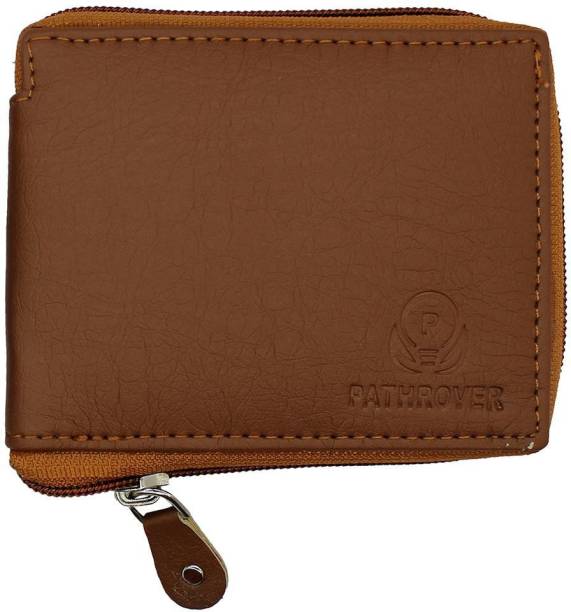 PATHROVER Men Casual Brown Artificial Leather Wallet