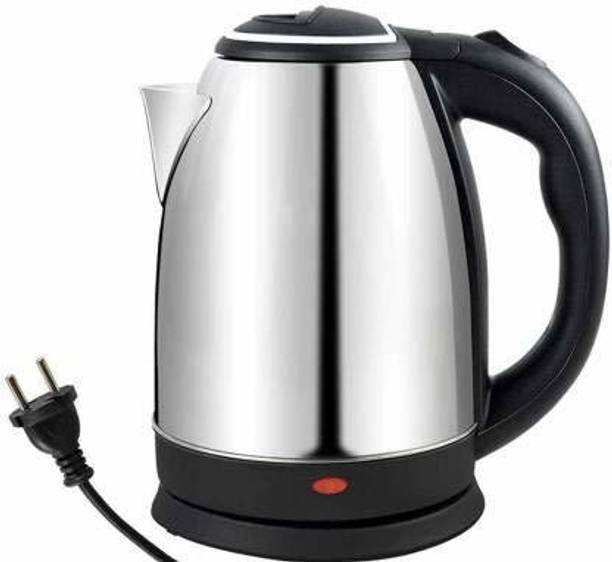 Techfab Stainless Steel Electric Elegant Design for Hot Water, Tea, Rice and Cooking Foods Kettle, Stainless Steel Electric Heat Kettle 1.5 L litres for Tea,Coffee,Milk,Water Heater Electric Kettle