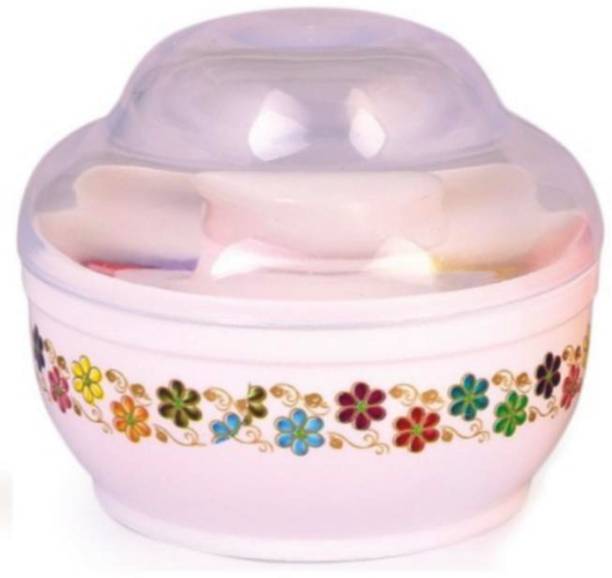naughty kidz Premium Baby Skin Care Baby Powder Puff with Box Holder Container for New Born and Kids for Baby Face and Body.