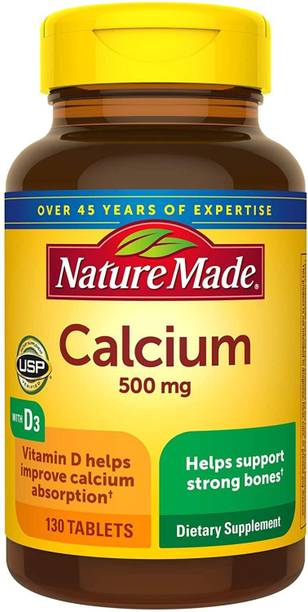 Nature Made Calcium 500 Mg and Vitamin D Tablets