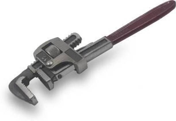 ANIKH Multi-Function 12 inch with 0-42mm Jaw Opening Capacity Pipe Wrench Spanner Hand Tool Single Sided Pipe Wrench (Pack of 1) Single Sided Pipe Wrench