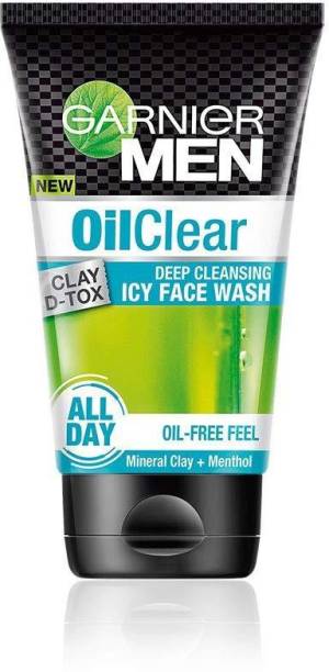 GARNIER MEN NOIL CLEAR DEEP CLEANSING ICY FACE WASH Face Wash