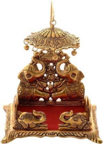 LOTUS RISE Metal Krishna Sihasan, Laddu Gopal Singhasan For Home And Office Metal Home Temple Metal Home Temple
