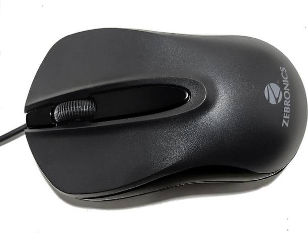 ZEBRONICS ZEB-WING USB Wired Optical Mouse Wired Ambidextrous Optical Mouse
