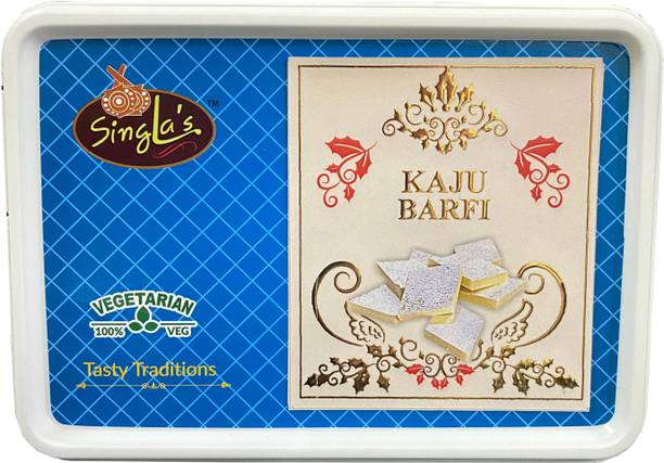 Singla Sweets Kaju Katli 250g Barfi Best Quality Delicious Sweets Box