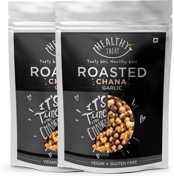 Healthy Treat Roasted Chana - Garlic Combo 400gm