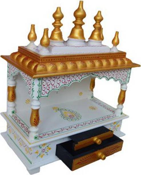 monika art Solid Wood Home Temple