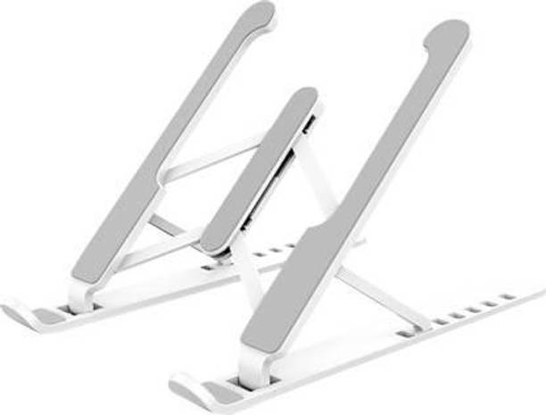 Stylo P1 Portable Laptop Stand Foldable Adjustable Support Base Non-slip Notebook Holder Healthy Posture Plastic Floor and Desk Stand Rotatable Laptop Stand with Adjustable Height Compatible with Universal Laptops