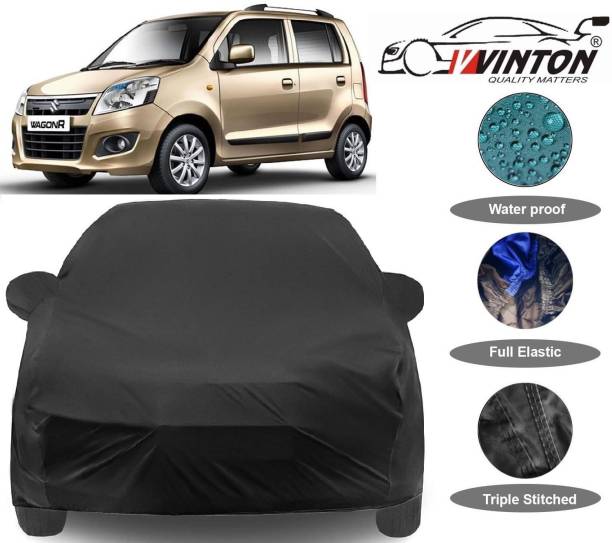 V VINTON Car Cover For Maruti Suzuki WagonR (With Mirror Pockets)