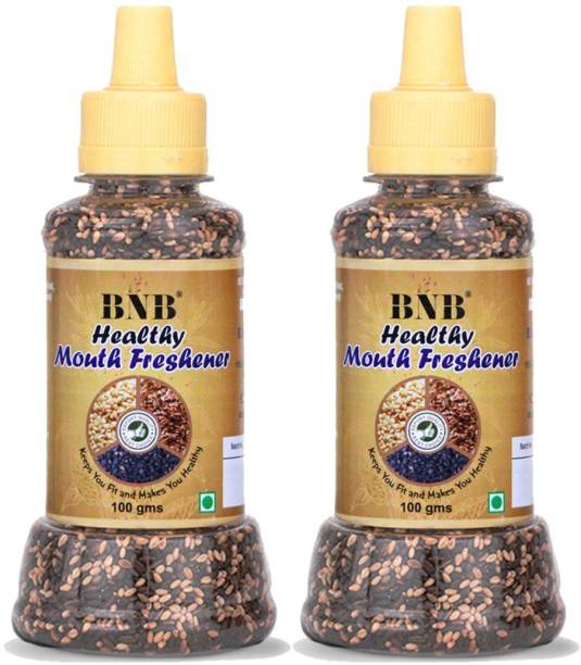 BNB Healthy Mouth Freshener|Roasted Black,White Sesame &Flax Seed|Dietary Fiber|Calcium|O 369 Roasted nutty Mouth Freshener