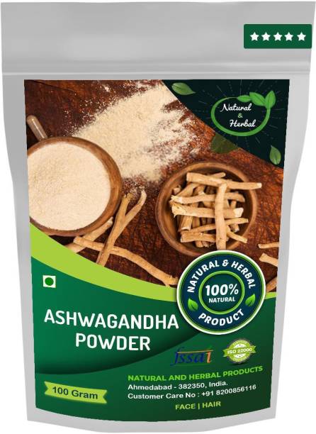 NATURAL AND HERBAL PRODUCTS Ashwagandha Powder (Bentonite Clay) For Skin Care(Face Mask),Weight Loss and Hair Growth - 100 Gm